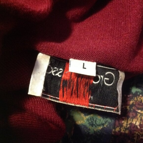 Gran Sasso Men's Large Long Sleeve 3 Button Pullover Polo Shirt - Made in Italy - Picture 5 of 5